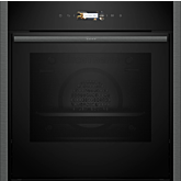 Neff B54CR31G0B 59.6cm Built In Electric Double Oven - Graphite Grey