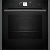 Neff B64FT53G0B 59.6cm Built In Steam Oven - Graphite Grey