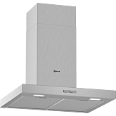 Neff D62BBC0N0B 60cm, Box Design, 3 speed, push buttons, LED lights. Optional CleanAir Standard Reci