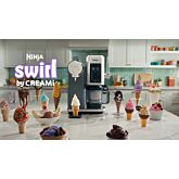 Ninja NC701UK Swirl by CREAMi 13-in-1 Soft Serve & Ice Cream Maker - Platinum Silver