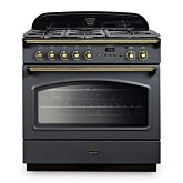Rangemaster CLAS90FXDFFSL/B 128340 CLASSIC FX 90 DF SLATE/BRASS GB/IE
