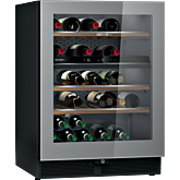 Siemens KW36KATGA 185.7X60 wine cabinet with silver coloured reversible glass door, integrated handl