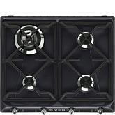 Smeg SR964NGH 60cm Gas Hob - Black
