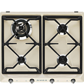 Smeg SR964PGH 60cm Gas Hob - Cream