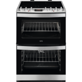 AEG CCB6740ACM 
60cm Electric Ceramic Double Oven, 4 Fast heat Cooking Zones, Catalytic cavities, R