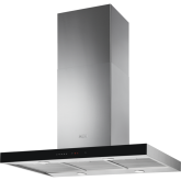 AEG DIE5961HG 
90cm Stainless Steel Island Box Hood, Full glass front with Touch Controls, LED Ligh