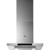 AEG DKB5660HM 
60cm Stainless Steel Box Wall Chimney Hood, Plus Touch on Glass, LED Lighting, 3+int