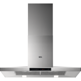 AEG DKB5960HM 
90cm Stainless Steel Box Wall Chimney Hood, Plus Touch on Glass, LED Lighting, 3+int