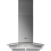 AEG DTB3653M 
60cm Curved Glass Wall Chimney Hood, Mechanical Push Buttons, LED Lighting, 3 Speeds, 