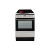 Amica 608CE2TAW 60Cm Single Cavity Ceramic Cooker In White