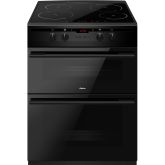Amica AFN6550MB 60Cm Double Electric Cooker With Induction Hob In Black