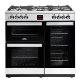 Belling 444444070 Cookcentre 90DFT Dual Fuel Range Cooker