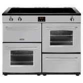 Belling 444444155  110EI 110cm Electric Rangecooker with Double Oven and Induction Hob - Silver