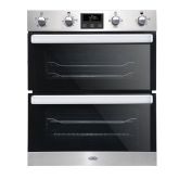 Belling 444444781  BI702FP 59.5cm Built In Electric Double Oven - Stainless Steel
