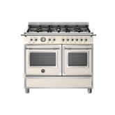 Bertazzoni HER106L2EAVT Heritage 100cm Range Cooker Twin Oven Dual Fuel Ivory