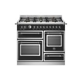 Bertazzoni HER106L3ENET Heritage 100cm Range Cooker XG Oven Dual Fuel Matt Black