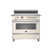 Bertazzoni HER95I1EAVT Heritage 90cm Range Cooker Single Oven Induction Ivory