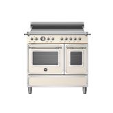 Bertazzoni HER95I2EAVT Heritage 90cm Range Cooker Twin Oven Induction Ivory