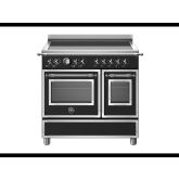 Bertazzoni HER95I2ENET Heritage 90cm Range Cooker Twin Oven Induction Matt Black