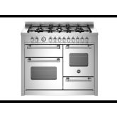 Bertazzoni MAS116L3EXC Master 110cm Range Cooker XG Oven Dual Fuel Stainless Steel