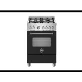 Bertazzoni MAS64L1ENEC Master 60cm Range Cooker Single Oven Dual Fuel Matt Black