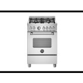 Bertazzoni MAS64L1EXC Master 60cm Range Cooker Single Oven Dual Fuel Stainless Steel