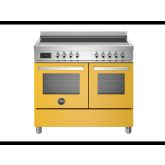 Bertazzoni PRO105I2EGIT Professional 100cm Range Cooker Twin Oven Induction Gloss Yellow