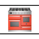 Bertazzoni PRO106L3EART Professional 100cm Range Cooker XG Oven Dual Fuel Orange