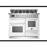 Bertazzoni PRO116L3EBIT Professional 110cm Range Cooker XG Oven Dual Fuel Gloss White