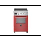 Bertazzoni PRO64I1EROT Professional 60cm Range Cooker Single Oven Induction Gloss Red