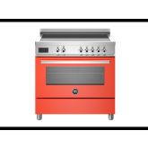 Bertazzoni PRO95I1EART Professional 90cm Range Cooker Single Oven Induction Gloss Orange