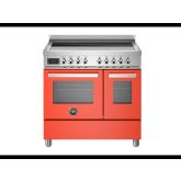 Bertazzoni PRO95I2EART Professional 90cm Range Cooker Twin Oven Induction Gloss Orange