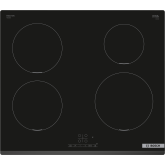 Bosch PIE631BB5E Bosch Series 4 Four Zone Induction Hob, 60Cm - Black Glass 