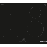 Bosch PWP611BB5B 60cm Induction Hob, Touch Control, 4 Zones, CombiZone, Frameless. Plug and Play wit