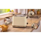Bosch TAT4M227GB 2 Slice Toaster - Cream
