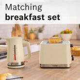 Bosch TAT4M247GB 4 Slice Toaster - Cream