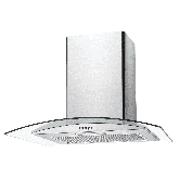 Candy CGM60NX/1 60 cm Chimney Hood, Stainless steel and glass