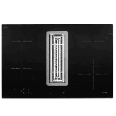 Caple DD780BK Downdraft: stainless steel grille, touch control, 4 speeds, 648m3/h, plinth motor incl