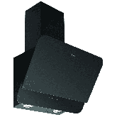 Caple OM600 black glass, illuminated LED touch controls, 456m3/h, W 600mm, C energy, filter CAP61CF