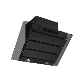 Caple SP612BK Spirit, black and black glass, touch controls, 612m3/h, W 600mm, A energy, filter CAP6