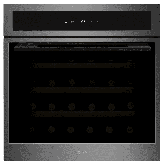 Caple WC6100SS Sense, 1 zone, H 600mm, G energy, stainless steel door, square handle, soft open/clos