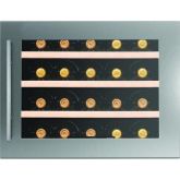 Caple WC6401 Classic, 1 zone, H 455mm, F energy, 1 piece stainless steel door, square handle, touch 