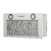 CDA CCA52SI Canopy extractor, Ducted/re-circulating, 3 speeds, silver