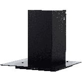 CDA ECN62BL Flat glass extractor, Ducted/re-circulating, 3 speeds, SS