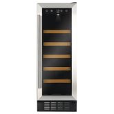 CDA FWC304SS FS/under counter 30cm wine cooler, 20 x BS, single temp zone, RD,SS 