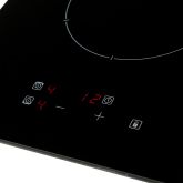 CDA HC3621FR 2 zone ceramic domino hob, front touch control, 9 PL