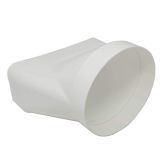 Elica 5DR2R Round/Rectangular Vertical Elbow (Suitable for Rectangular Rigid Only)