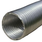 Elica 6D150A Round Flexible Aluminium Hose 1500mm Long
