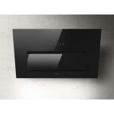 Elica BLOOM-STD-BLK 85Cm Black Glass Bloom Chimney Cooker Hood For Ducted/Recirculating Ventilation