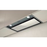 Elica BOXIN-HE-120 120Cm Stainless Steel And White Glass Boxin Built In Hood With Led Lighting And 3